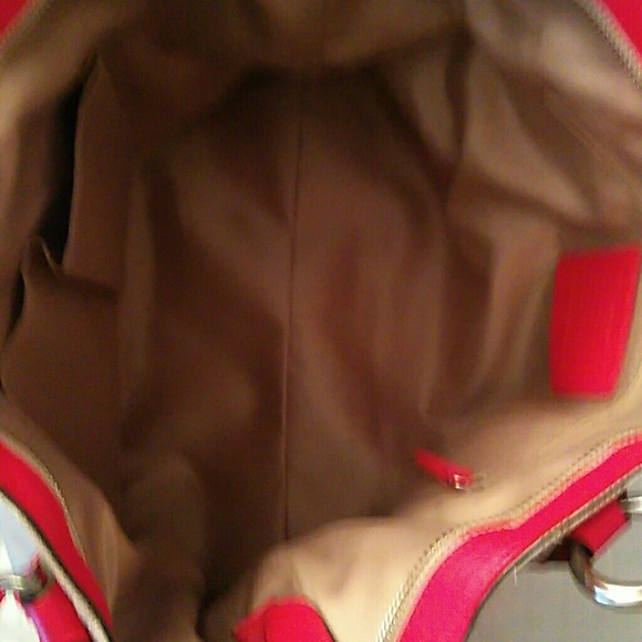 Coach tote pink and tan - Picture 8 of 8